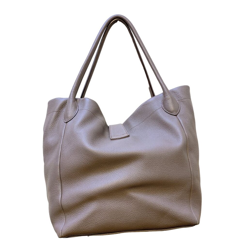 Dooney & Bourke Pebbled Leather Tote Bag With Gold Hardware - Picture 7 of 8